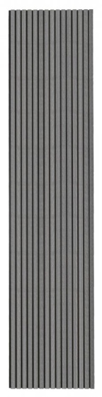 G21 Akustický panel  270x60,5x2,1 cm, tmavě šedý dub
