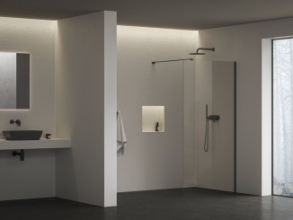 Sprchové kouty –  Ravak Walk-In Air Wall 90, lesk+transparent