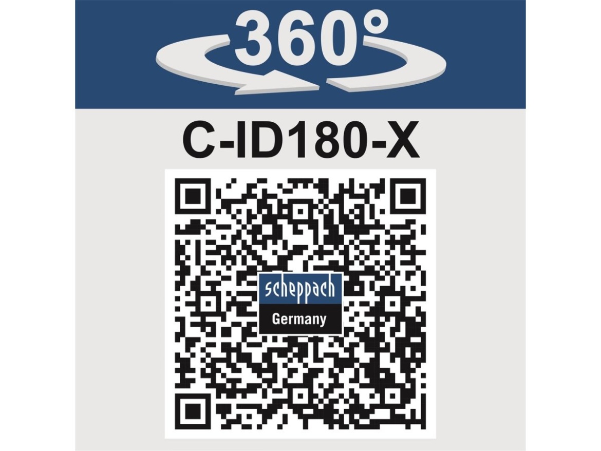 Aku 20 V IXES rázový utahovák (bez baterie a nabíječky) Scheppach C-ID180-X