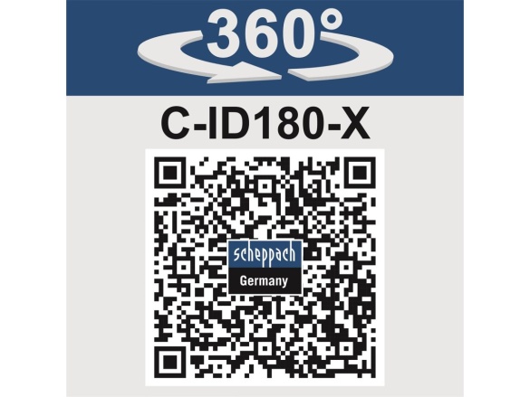 Aku 20 V IXES rázový utahovák (bez baterie a nabíječky) Scheppach C-ID180-X