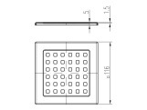Chuděj ND-Mřížka pro nástavec 125 × 125 mm