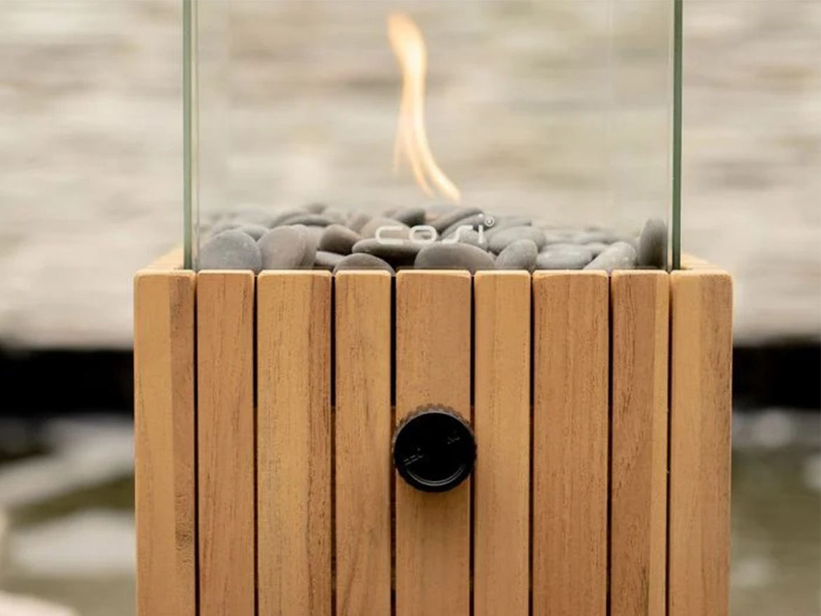 Plynová lucerna COSI Cosiscoop Timber Square