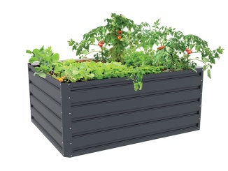 Záhony –  G21 Vyvýšený záhon  Daisy 120 x 90 x 52 cm, plechový, antracitový