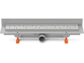 Žlaby Chuděj –  Chuděj LZB 40 (ke stěně) 450 mm, Drops, matný, K3