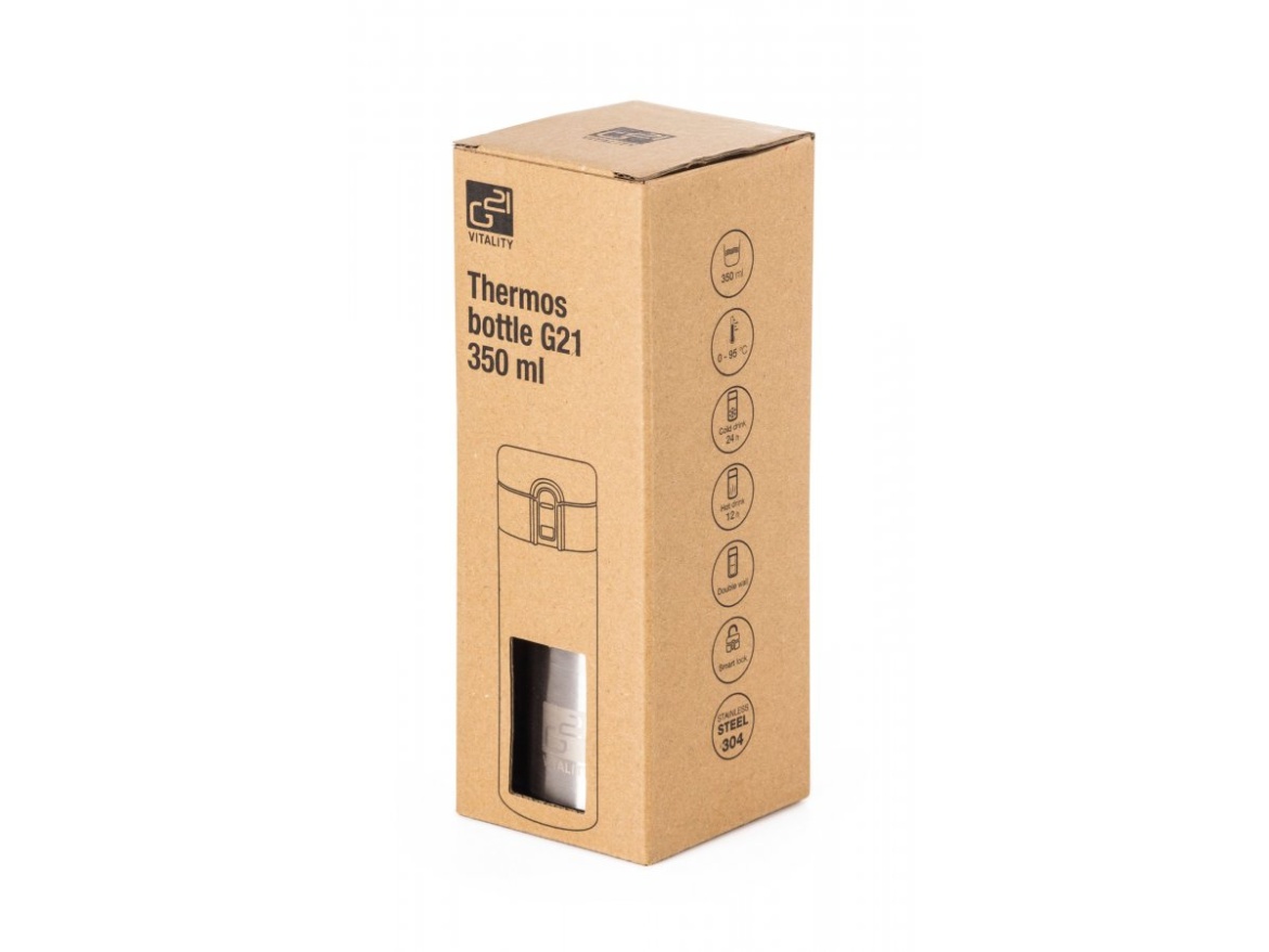 G21 Termoláhev  na pití, 350 ml, nerezová
