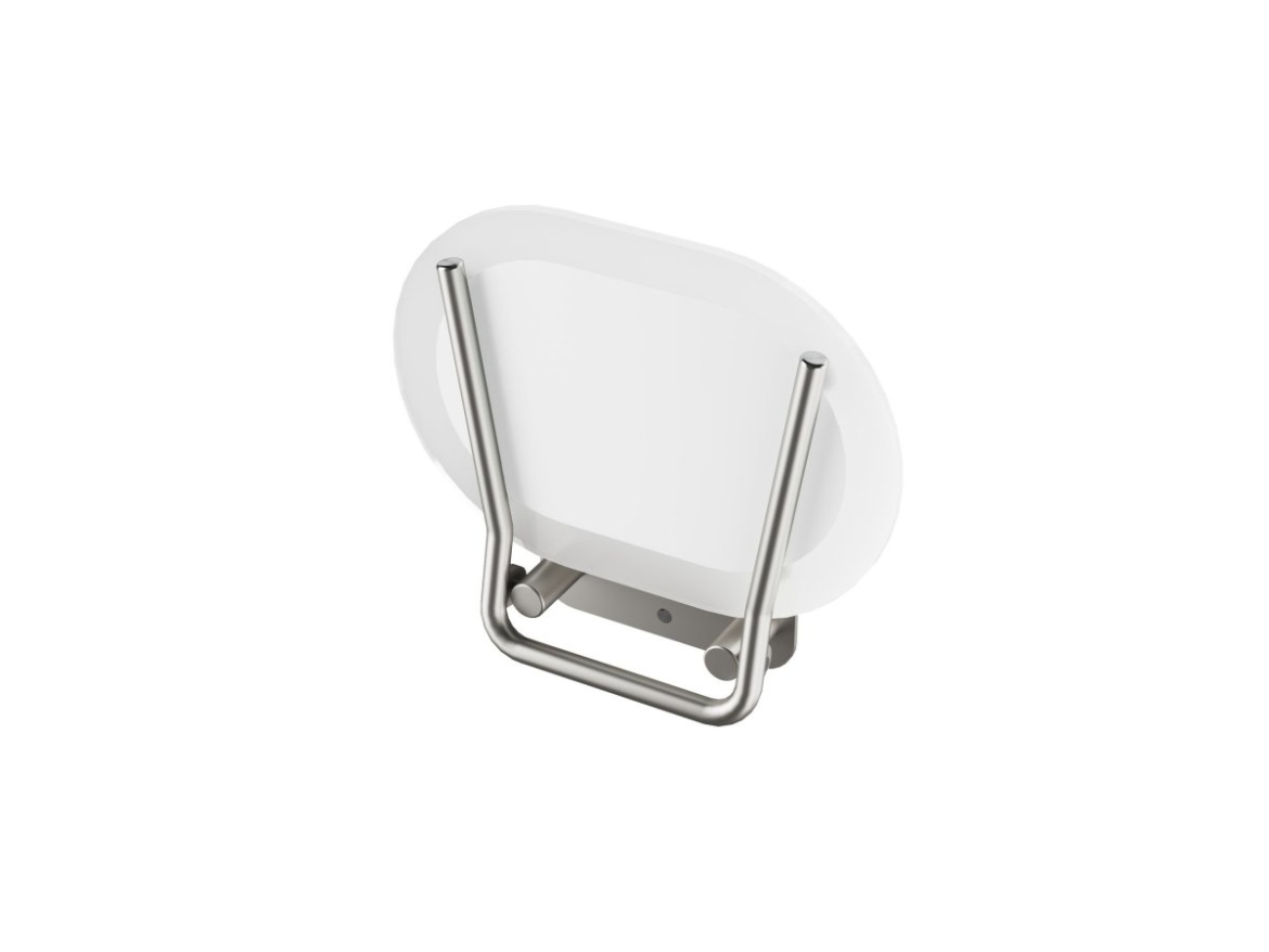 Ravak Sedadlo Chrome, clear/biela