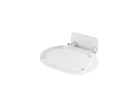 Ravak Sedadlo Chrome, clear/biela