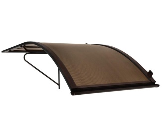 Vchodové stříšky Scobax –  Vchodová strieška Savespot Idea hnedá/bronz, 160 x 75 cm