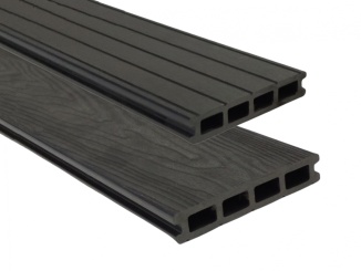 Terasová prkna WPC Gutta –  Gutta Guttadeck terasové prkno WPC 3D dark grey, 140 x 25 x 4000 mm