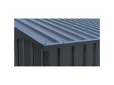 Kovová garáž 3,8 x 6 m se sedlovou střechou Antracit Riwall PRO RMCG 20x13 Anthracite