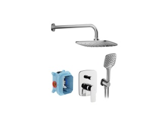 Vodovodní baterie –  Ravak CL 091.00CR Sprchový podomítkový set, chrom