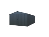 Kovová garáž 3,8 x 6 m se sedlovou střechou Antracit Riwall PRO RMCG 20x13 Anthracite