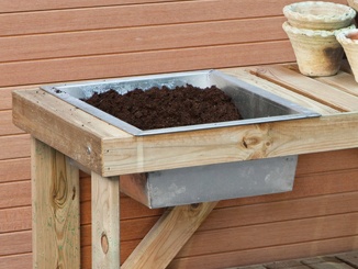 Výbava do skleníku –  Tuindeco Zinc tray