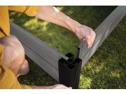 Vyvýšený záhon Keter Vyvýšený záhon  Vista Modular Garden Bed šedý