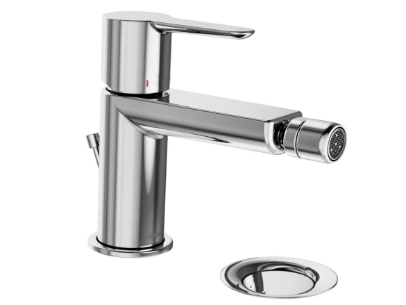 Ravak PU 055.20BLM Bidetová batéria 151 mm s odtokovou armatúrou ClickClack, čierna matná