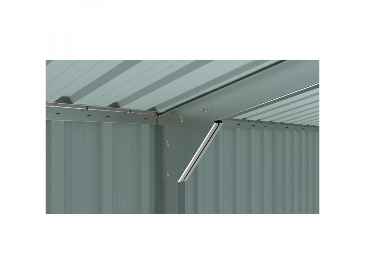 Kovová garáž 3 x 6 m se sedlovou střechou Antracit Riwall PRO RMCG 20x10 Anthracite