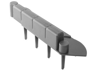 Obrubníky Scobax –  Smartline antracit 25 x 11 cm 1 ks
