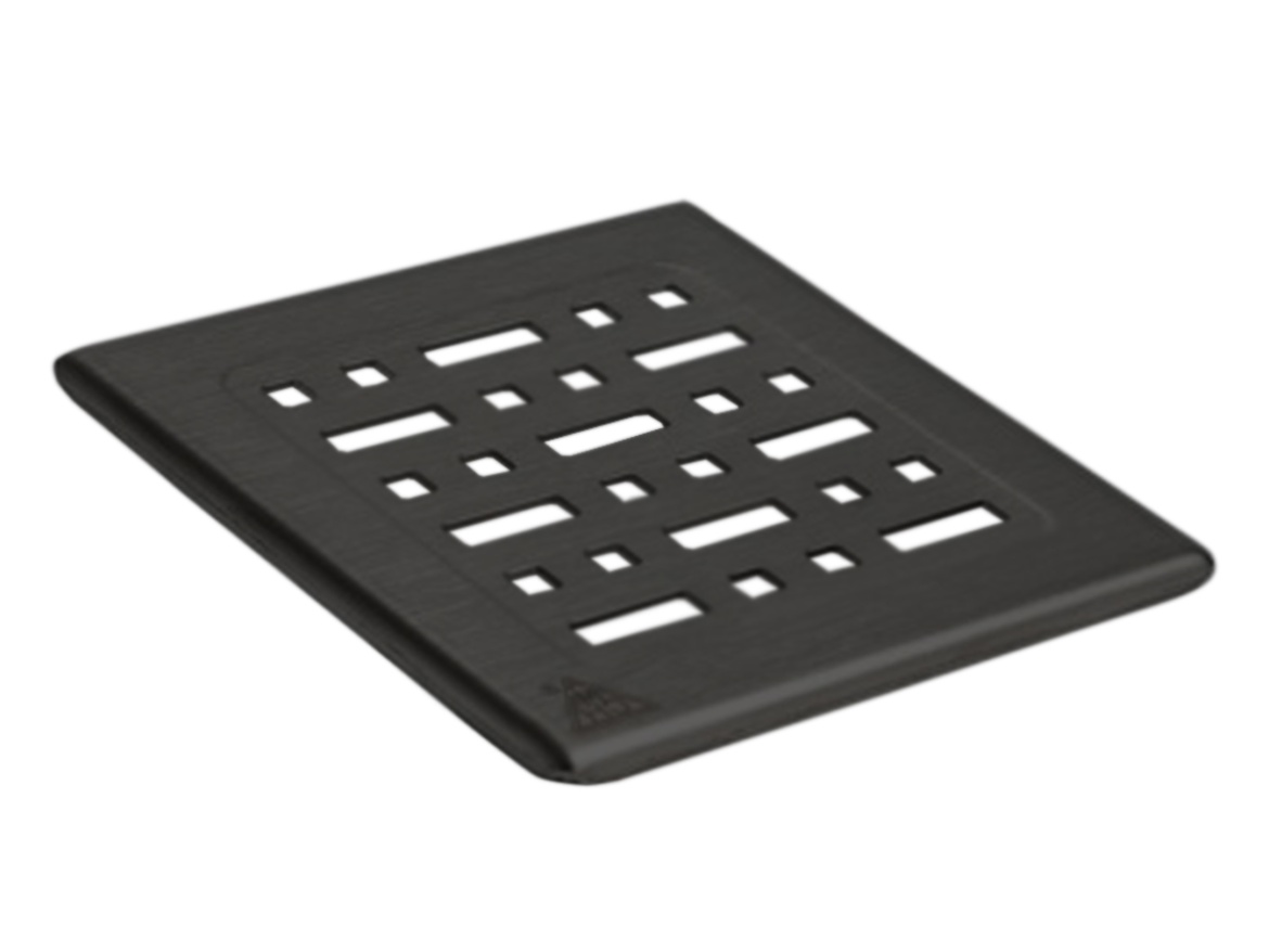 Chuděj ND-Mřížka Black pro nástavec 125 × 125 mm