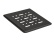 Chuděj ND-Mřížka Black pro nástavec 125 × 125 mm