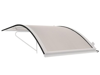 Vchodové stříšky Scobax –  Vchodová strieška Savespot Idea biela/číra, 160 x 75 cm