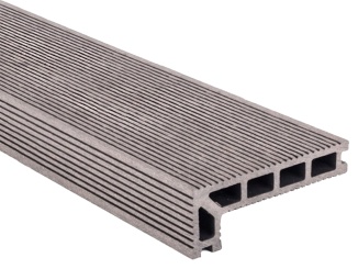 Prkna –  Terasová doska zakončovacia 2,5 x 14 x 400 cm, Incana WPC