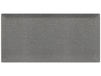 Čalouněné panely –  Luna Rectangle 60x30 cm šedá