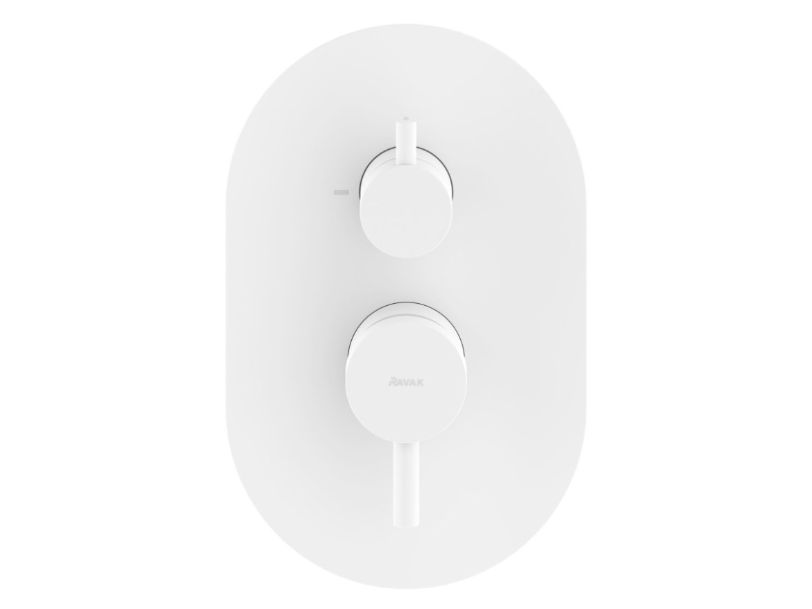 Ravak ES 065.20GB.O2.RB07E Podomietková batéria 2-cestná pre R-box, grafit kefovaný