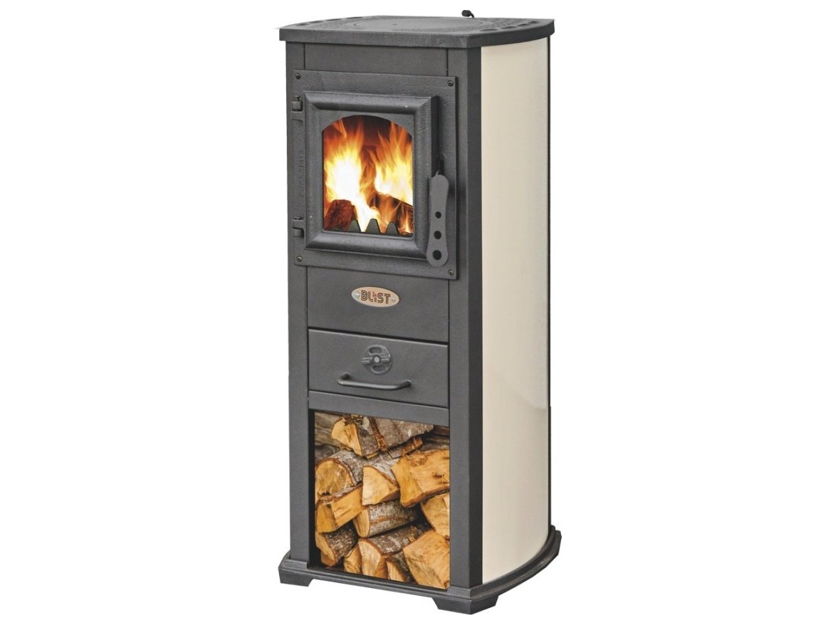 Blist Krbová kamna Blist Ekonomik LUX / BERNA LUX - Beige + příslušenství