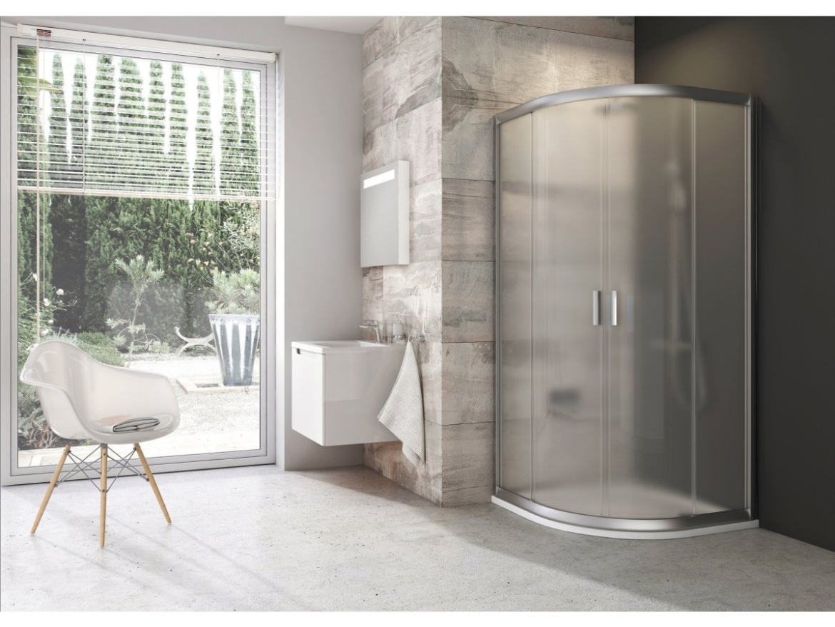 Ravak BLCP4 80x80, lesk+transparent