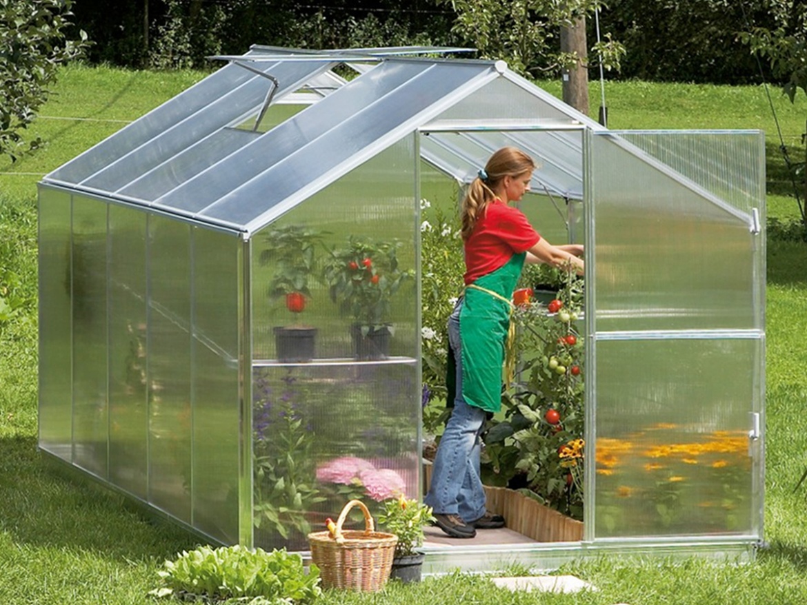 Zahradní skleník z polykarbonátu Gutta Gardentec F