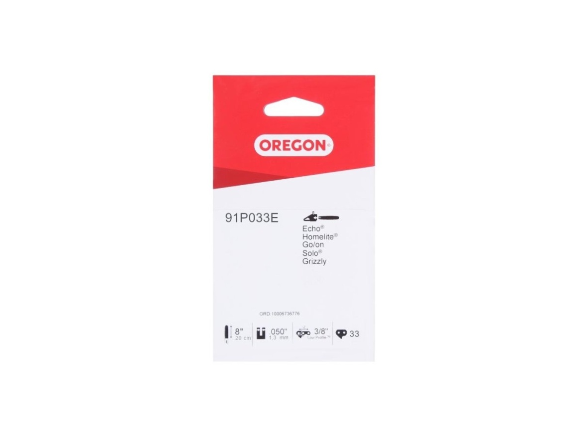 Pro RAPS 2040 Riwall Oregon Pilový řetěz 3/8" 1,3 mm - 33 článků ( lišta 8" )