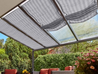 Příslušenství –  Gutta Krycí zástěna Terrassendach Premium