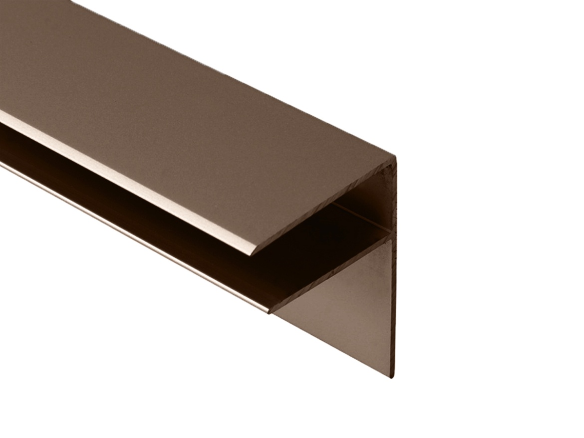 Ukončovací lišta Covestro ALU-F elox 10 mm