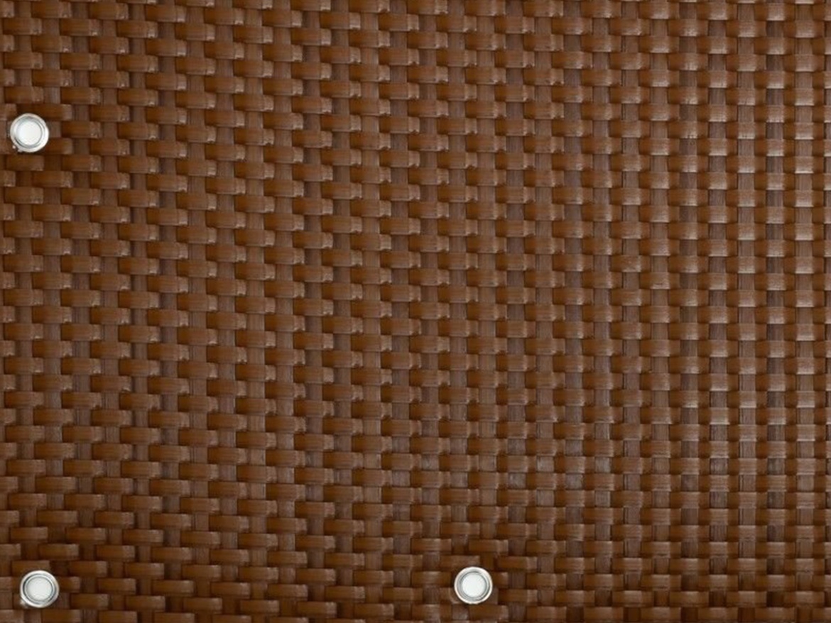 Balkonová zástěna s kovovými oky Scobax Balcony eyelet