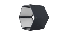 G21 Přístřešek na dřevo HEX 53 - 92 x 60 cm, antracitový