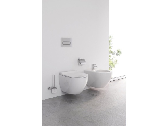 Ravak CR 410.00CR Držiak s nádobkou a WC kefou, chróm