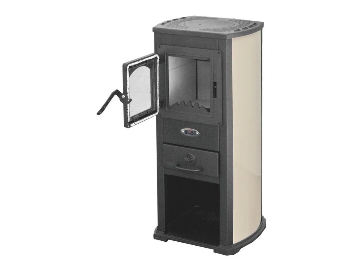 Blist Krbová kamna Blist Ekonomik LUX / BERNA LUX - Beige + příslušenství