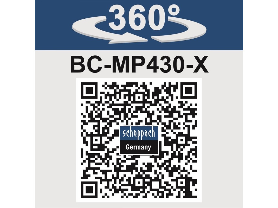 Aku sekačka Scheppach BC-MP430-X-SET XL2