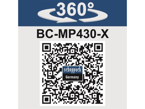 Aku sekačka Scheppach BC-MP430-X-SET XL2