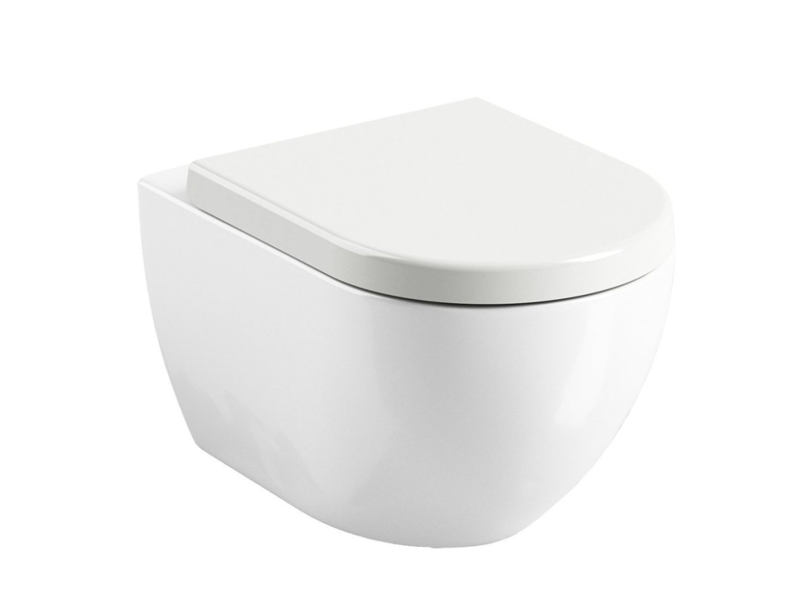 Ravak WC Uni Chrome Rim, závěsný, bílá