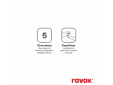 Ravak FM 082.00CR.RB07A Vanová baterie do podlahy bez tělesa, se sprchovým setem, chrom