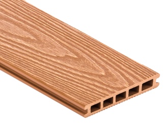 Prkna –  Terasová doska 2,5 x 14,8 x 400 cm, Light Wood, WPC