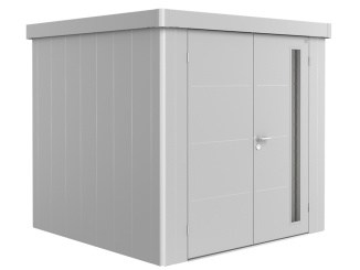 Neo DUO –  Neo 2D, stříbrná metalíza s dvoukřídlými dveřmi