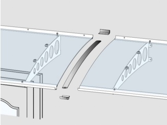 Prodlužovací moduly –  Gutta pro stříšky PT/G, PT/GR, PT/ET