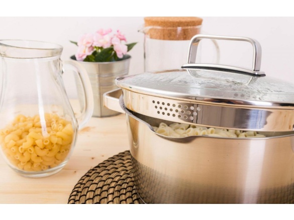 G21 Sada nádobí  Gourmet Magic s cedníkem, 4 díly, nerez