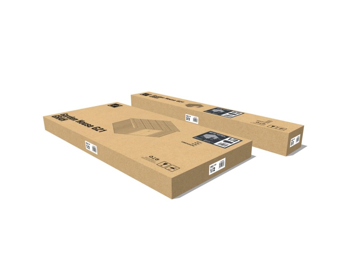 G21 Zahradní domek  GRAH 1132 - 340 x 333 cm, antracitový