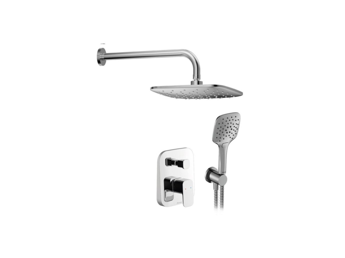 Ravak TD F 090.01CR Sprchový podomítkový set, chrom