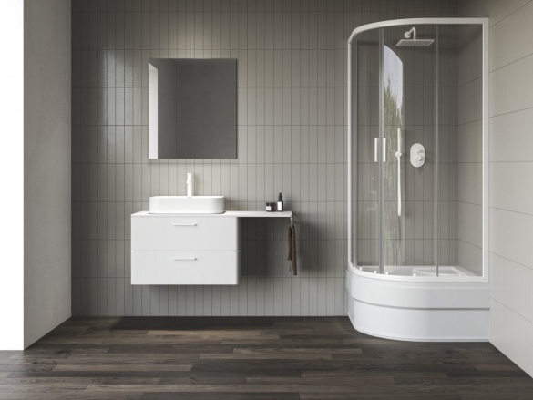 Ravak NBLCP4 Sabina 90x90, lesk+transparent