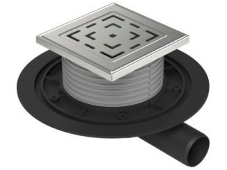 PVBU 40 (snížená, univerzální) –  Chuděj PVBU 40 (snížená, univerzální) 125 x 125 mm, plast, Labyrinth, K3, ne