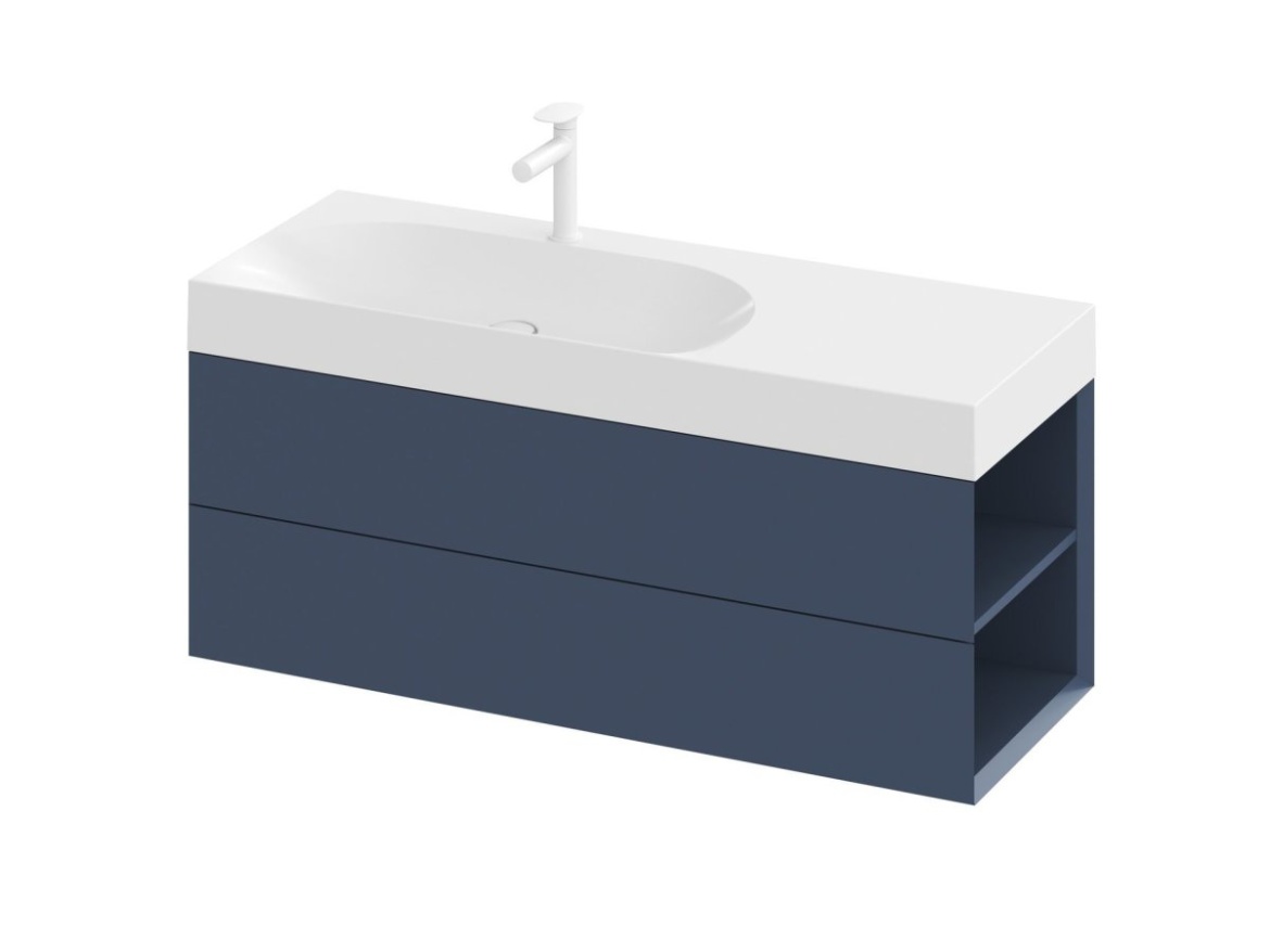 Ravak SD Lite 120 L skrinka pod umývadlo Grey Green